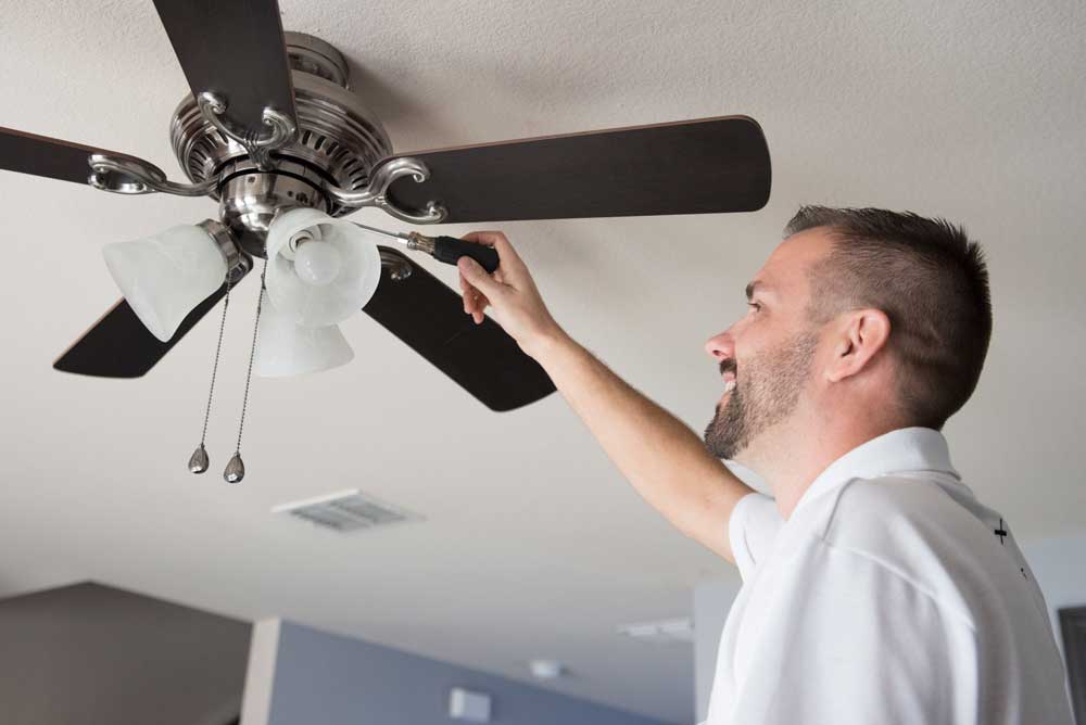 Ceiling Fan Replacement by Hop2it Electrical in Fort Worth, TX